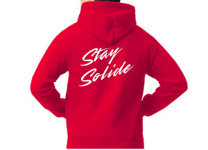 Stay Solide Hoodie Front and Back  Style