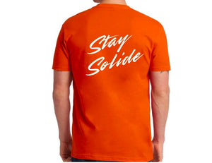 Stay Solide T-Shirt Front and Back Style